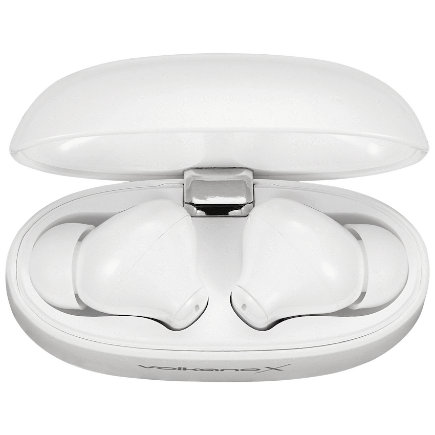 VolkanoX VXT200S Hybrid ANC TWS Earphones - White - Image 4