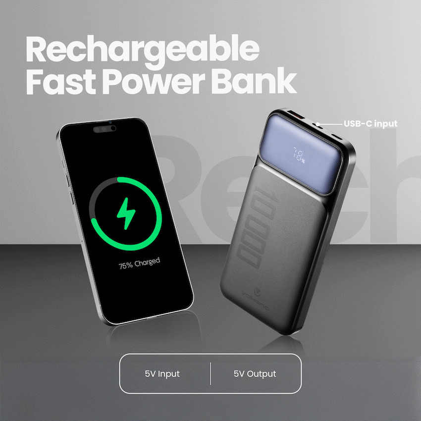 Volkano Roma Series 10000mah PD 22.5w Power Bank - Image 4
