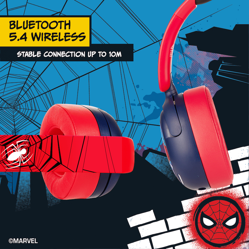 Marvel Spider-Man ANC Padded Bluetooth Headphones - Image 4