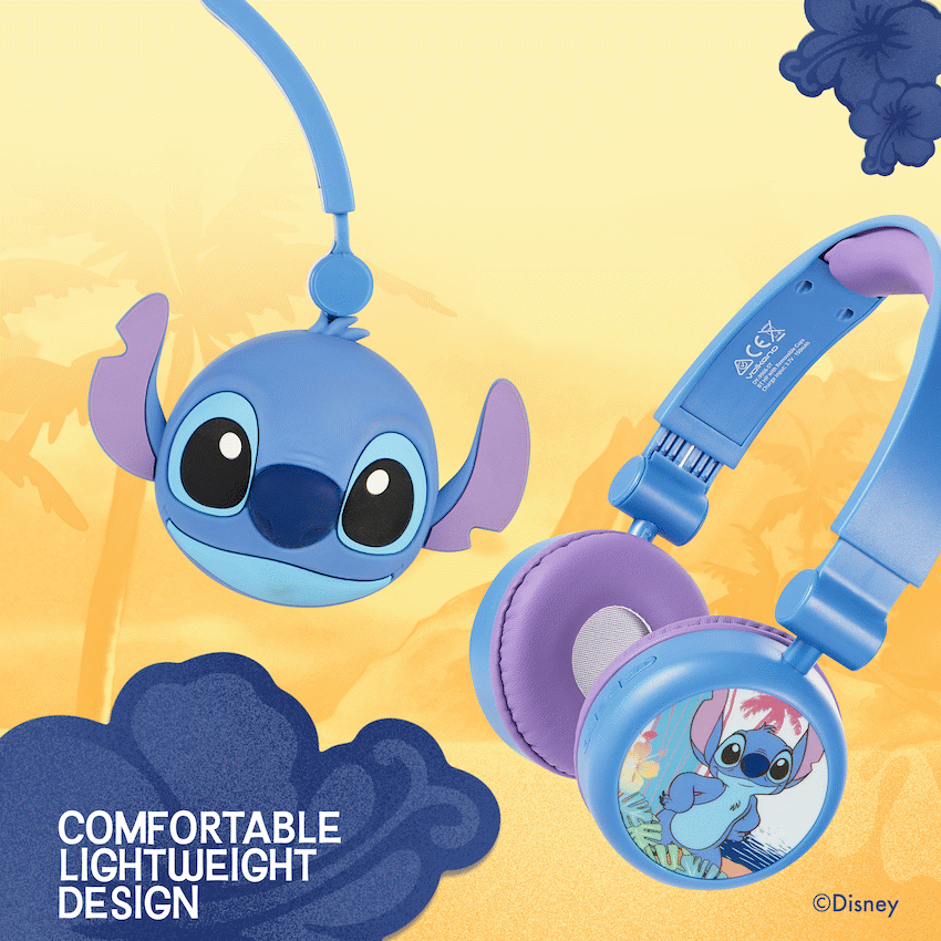 Stitch Bluetooth Padded Headphone with Removable Cups - Image 4