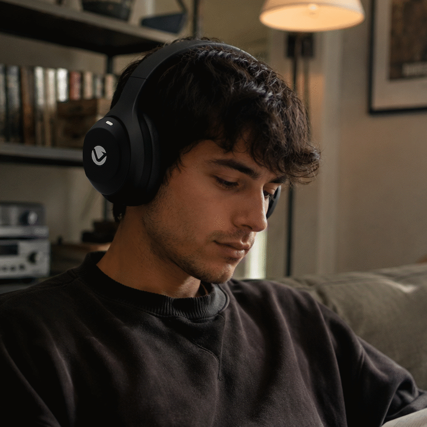 Volkano SoundSweeper Series Active Noise Cancelling bluetooth Headphones - Black - Image 4