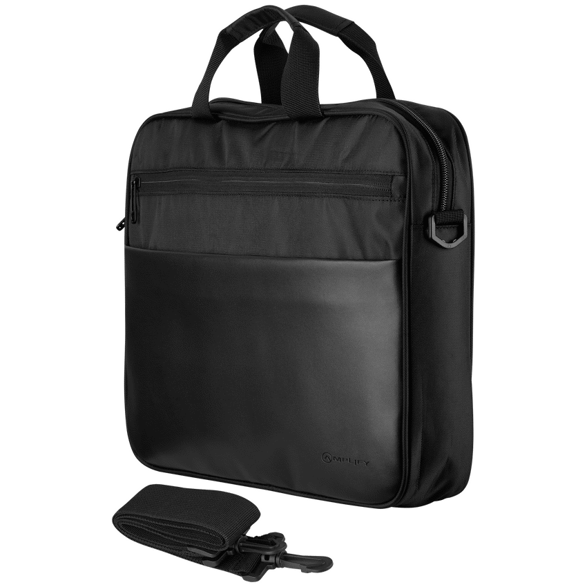 Amplify Panama 15.6" Laptop Shoulder Bag - Black - Image 4
