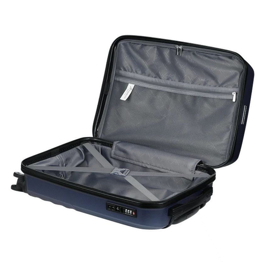 Travelwize Quartz PP 76cm 4-Wheel Spinner Luggage - Navy - Image 4