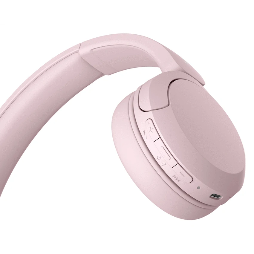 Sony WH-CH520 (Pink) Bluetooth On-Ear Headphones - Image 4