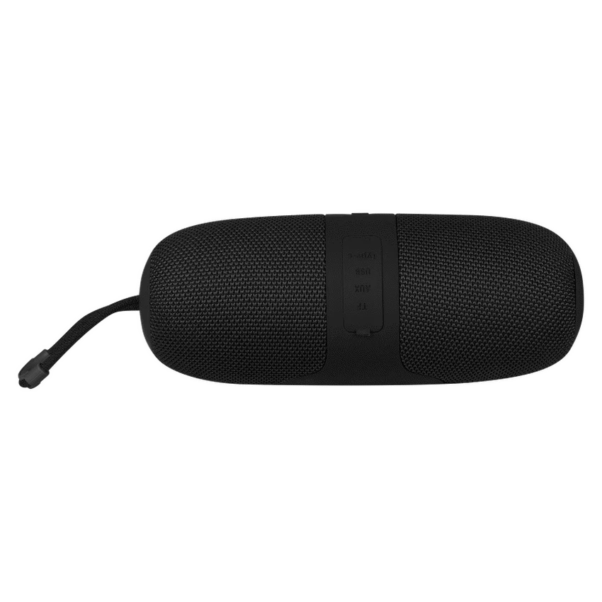 Volkano Flow Series Portable Bluetooth Speaker - Black with Grey Buttons - Image 4