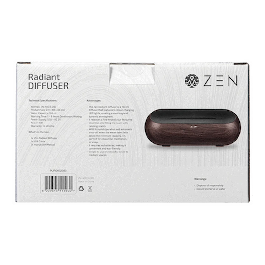 Zen Radiant Diffuser - Dark Wood - Image 4