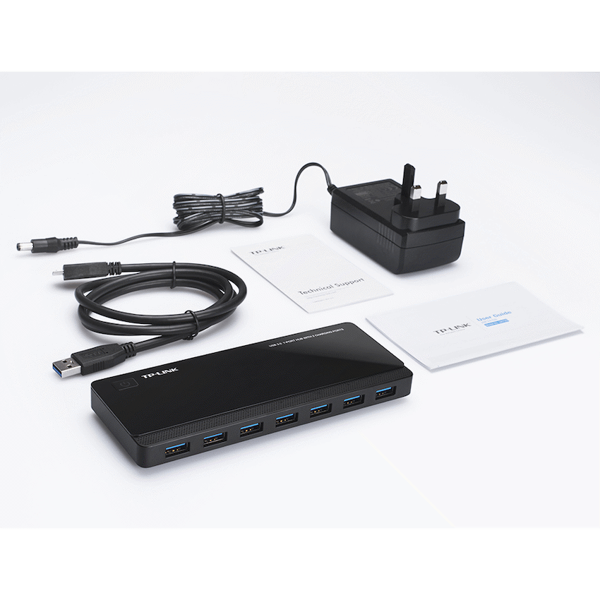TP-Link UH720 USB 3.0 7-Port Hub with 2 Charging Ports - Image 4