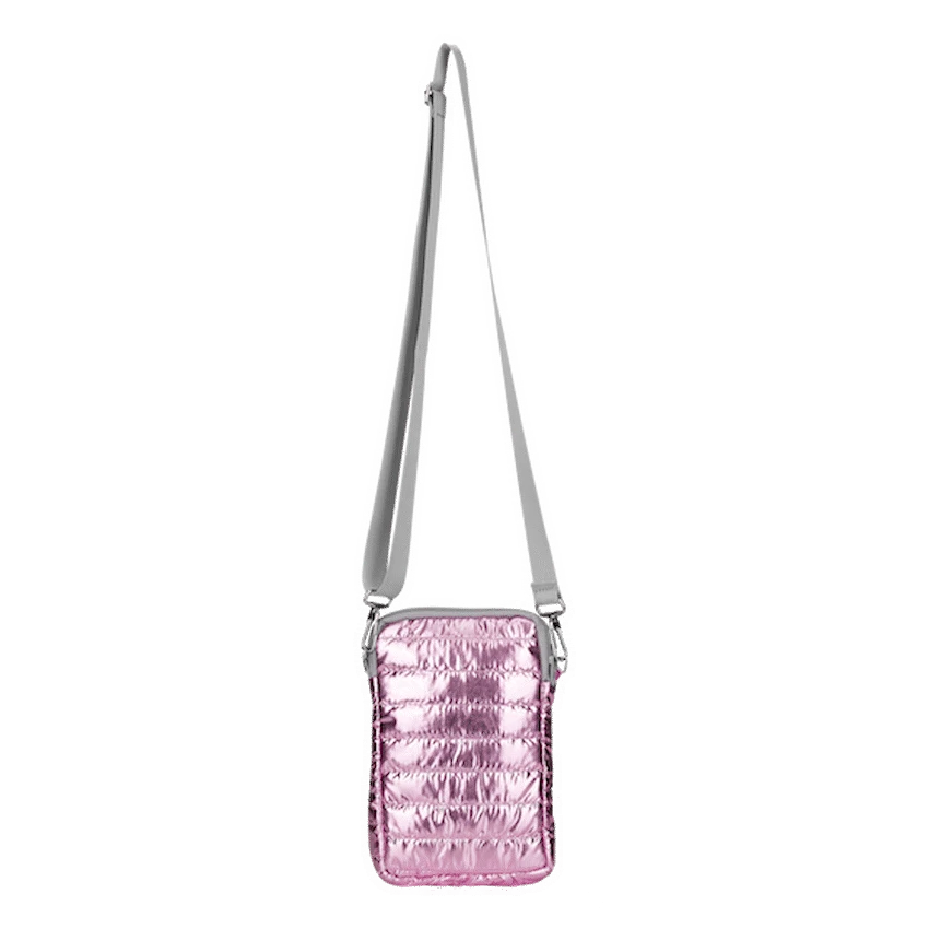 Quest Puffer Cross Body Bag - Pink - Image 4