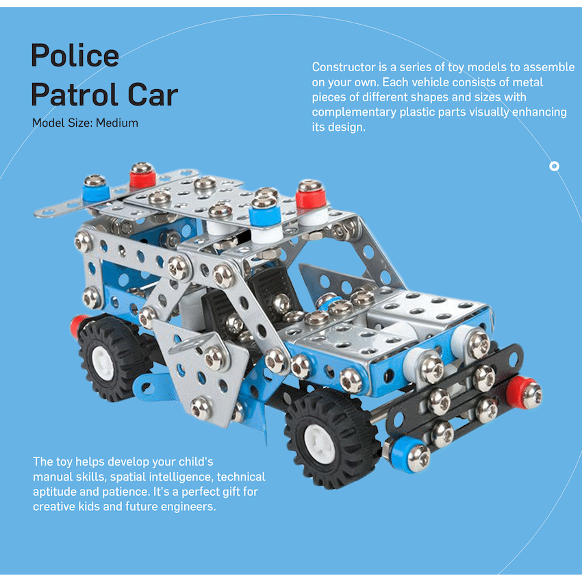 Constructor - Police Patrol Car - Image 5