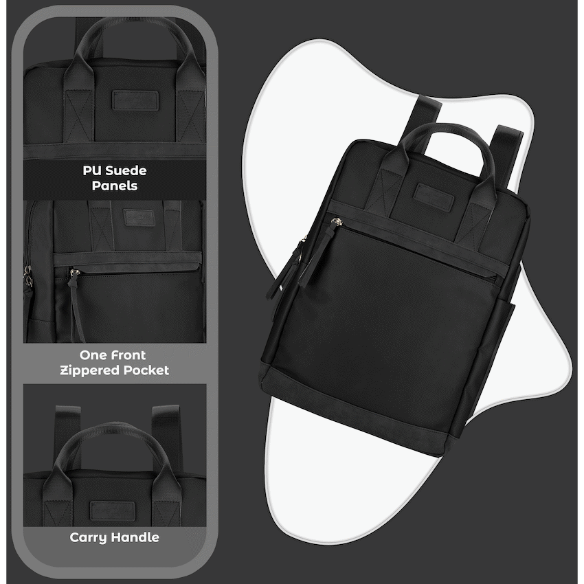 SupaNova Lara 15.6" Laptop Backpack - Black - Image 5