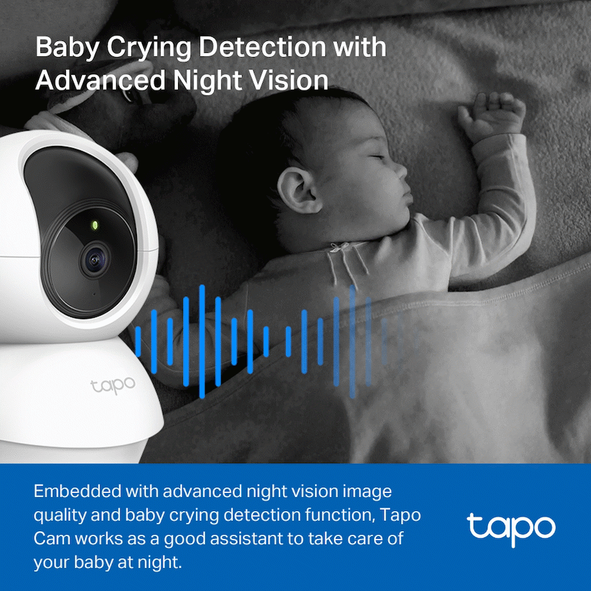 TP-Link Tapo C200P2 Pan/Tilt Home Security Wi-Fi Camera - Image 5