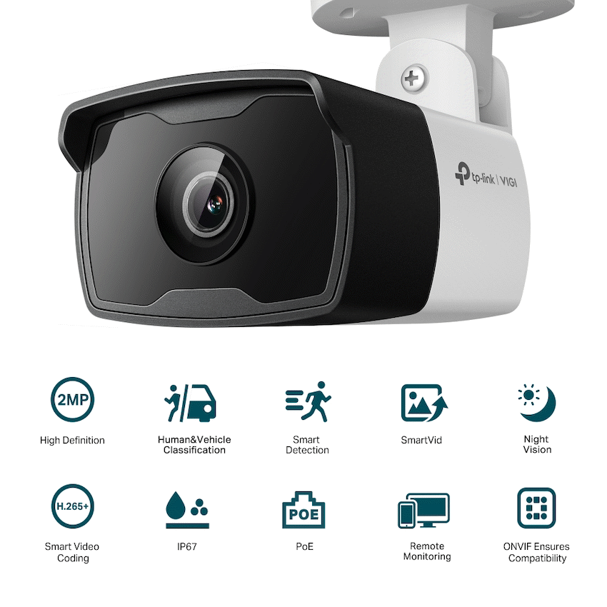 TP-Link Vigi C320I 2MP 2.8mm Outdoor Bullet Network Camera - Image 5