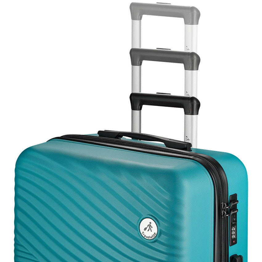 Travelwize Maui ABS 4-Wheel Spinner 55cm Luggage - Ocean - Image 5