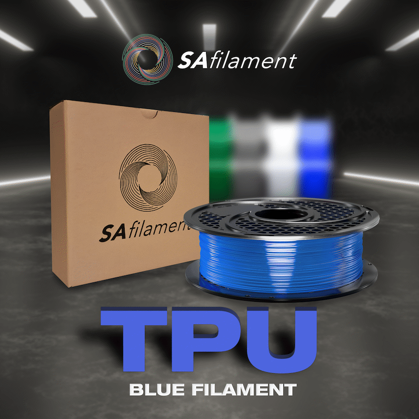 SA Filament TPU 95A Filament 500g - Blue - Image 5