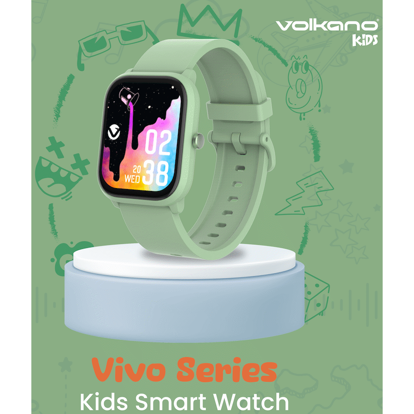 Volkano Vivo Series Kids Smart Watch - Sage Green - Image 5