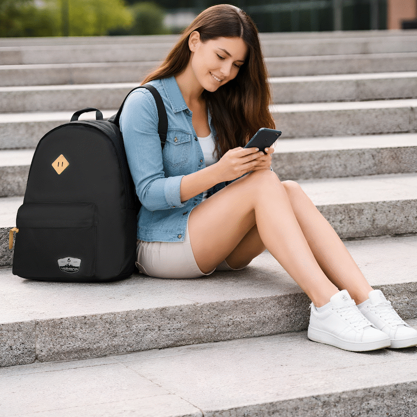 Volkano Distinct 15.6" Laptop Backpack - Black - Image 5