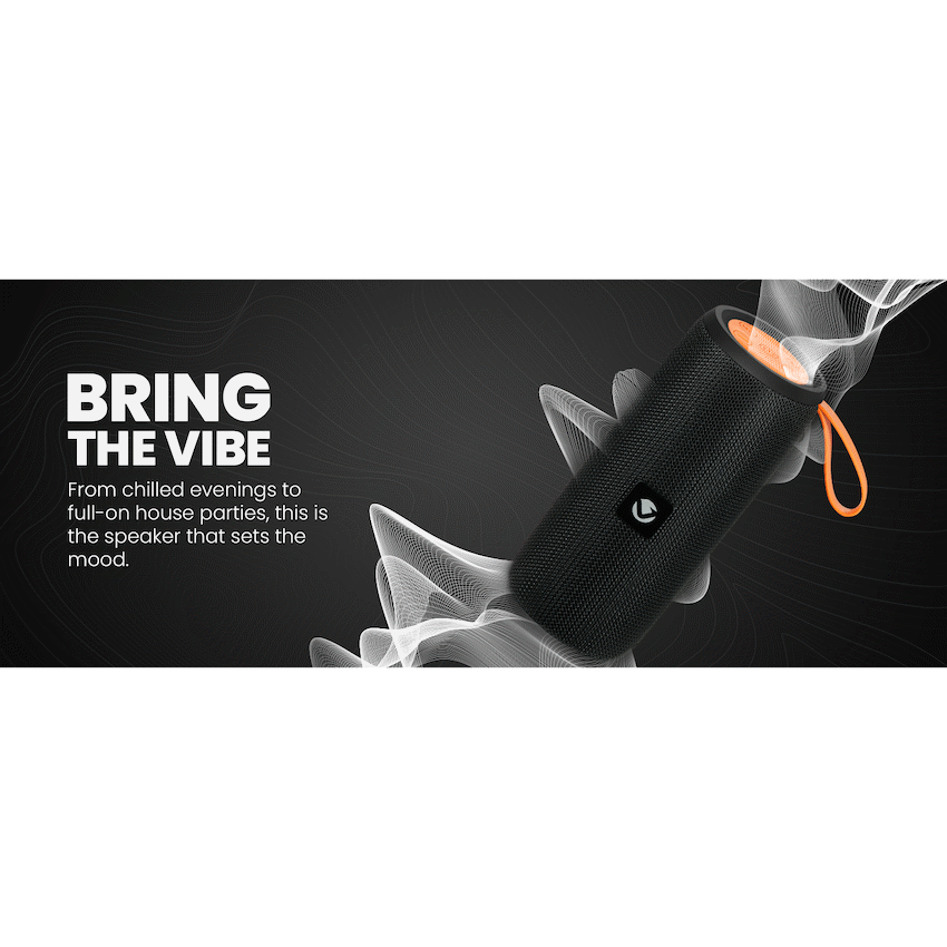 Volkano Stun 2.0 Series Bluetooth Speaker - Black - Image 5