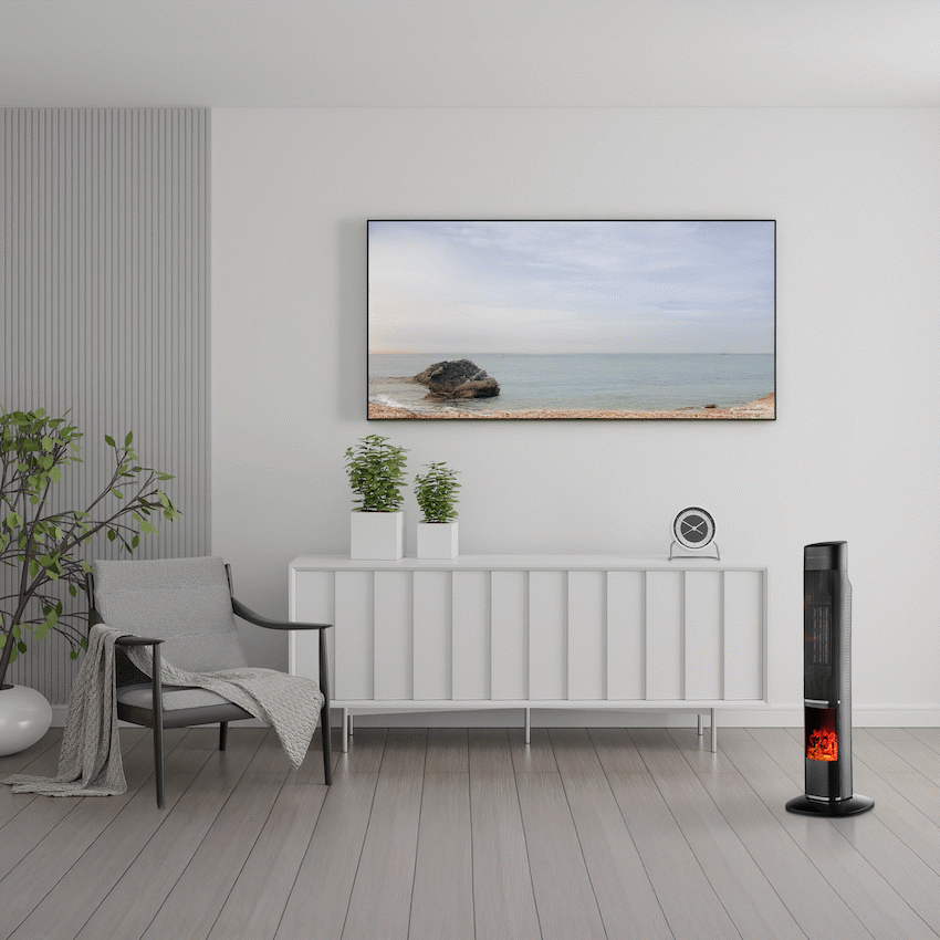 Boden Stark Fireplace Tower Heater - Image 5