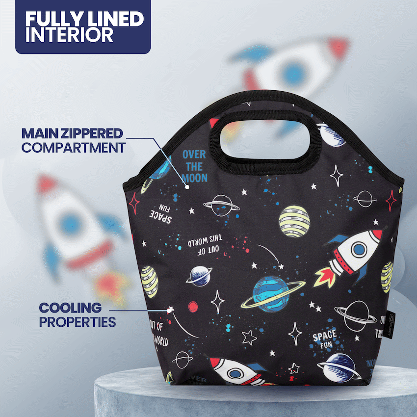 Quest Planets Value Lunch Cooler Black - Image 5