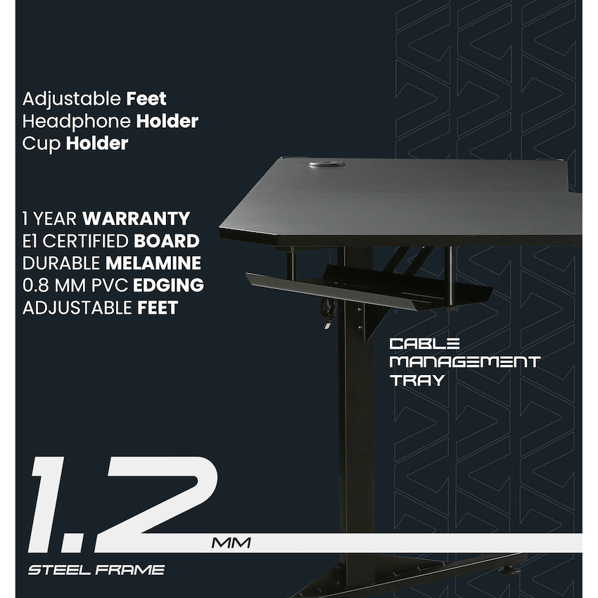 Rampage Gaming Desk - Image 5