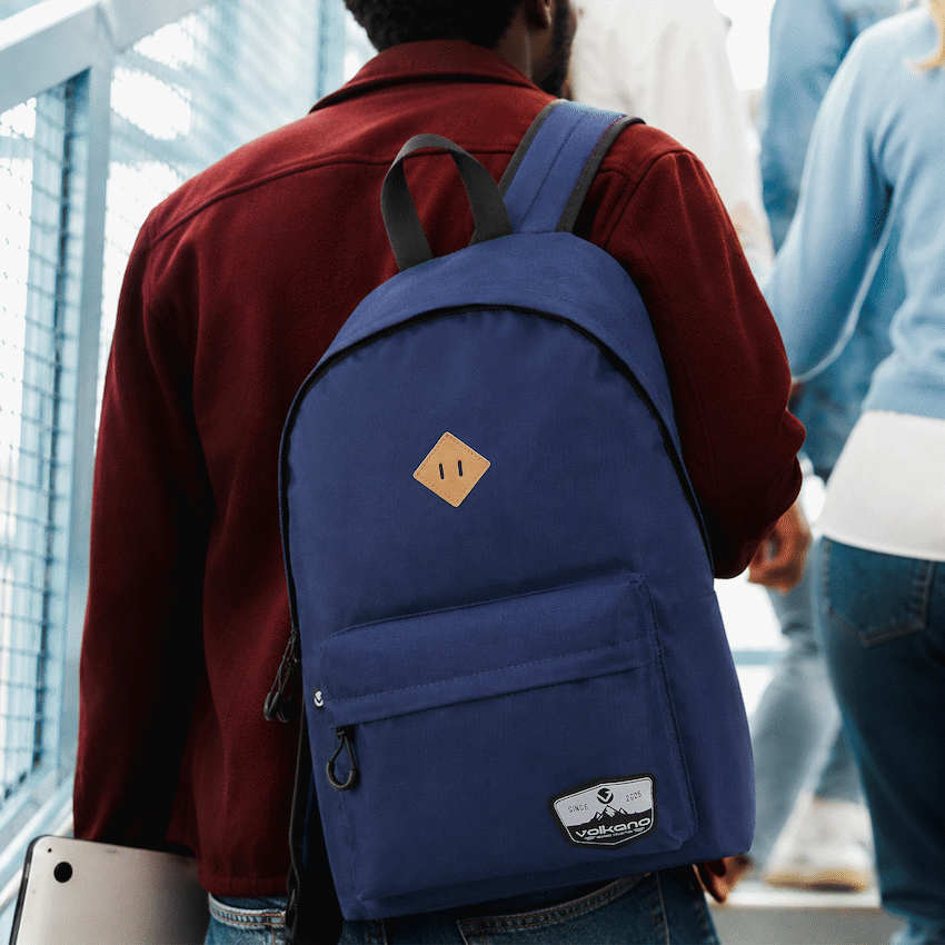 Volkano Distinct 15.6" Laptop Backpack Navy - Image 5