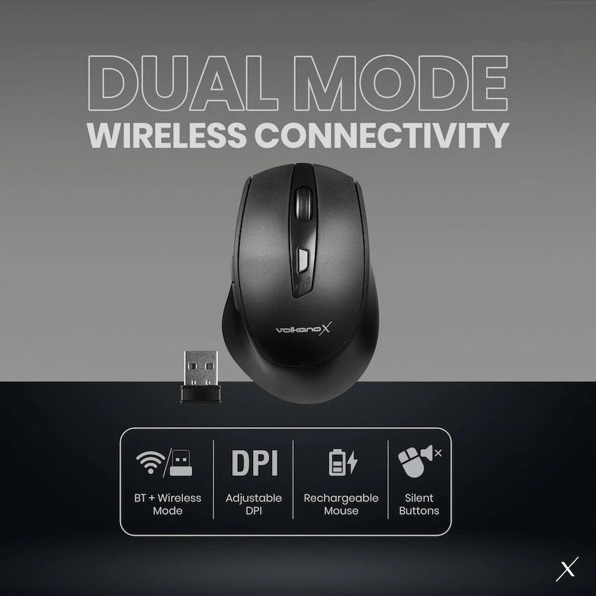 VolkanoX Lithium Bluetooth Wireless Mouse - Image 5