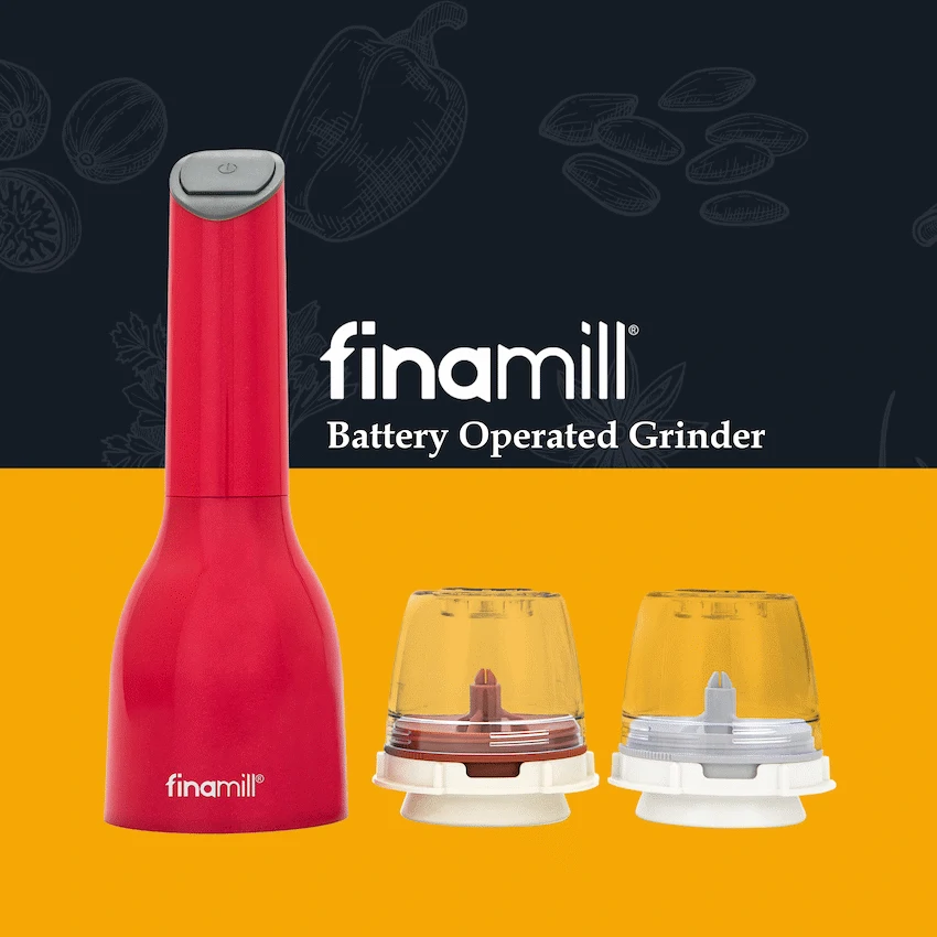 Finamill Battery-Operated Grinder - Sangria - Image 5