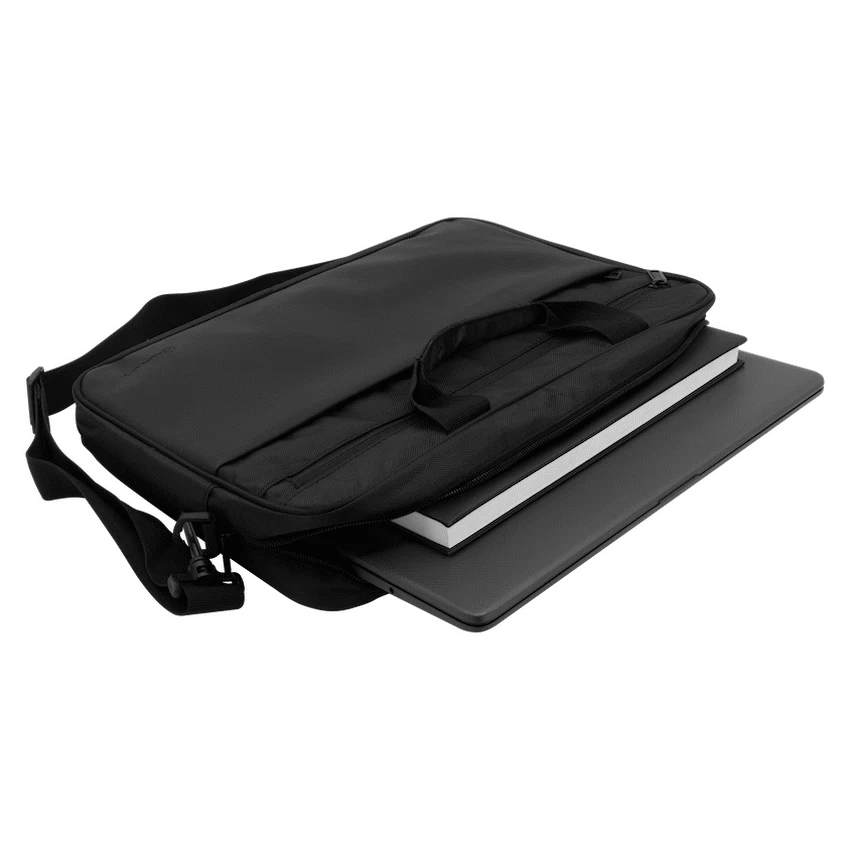 Amplify Panama 15.6" Laptop Shoulder Bag - Black - Image 5