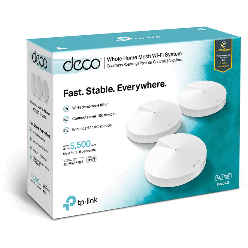 TP-Link Deco M5 (1-Pack) AC1300 Whole Home Mesh Wi-Fi System - Image 6
