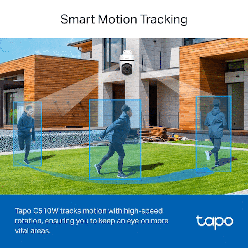 TP-Link Tapo C510W 2K Outdoor Pan/Tilt Security WiFi Camera - Image 6