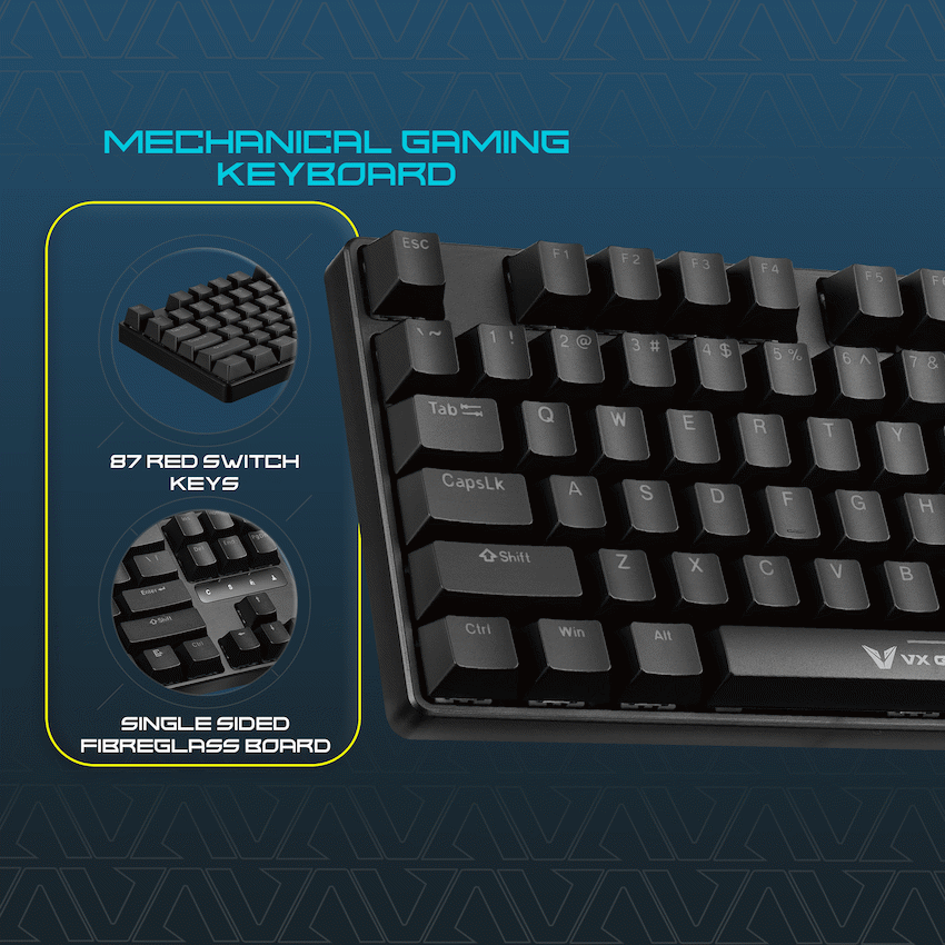 VX Gaming Hermes Series Mechanical Gaming Keyboard - Image 6