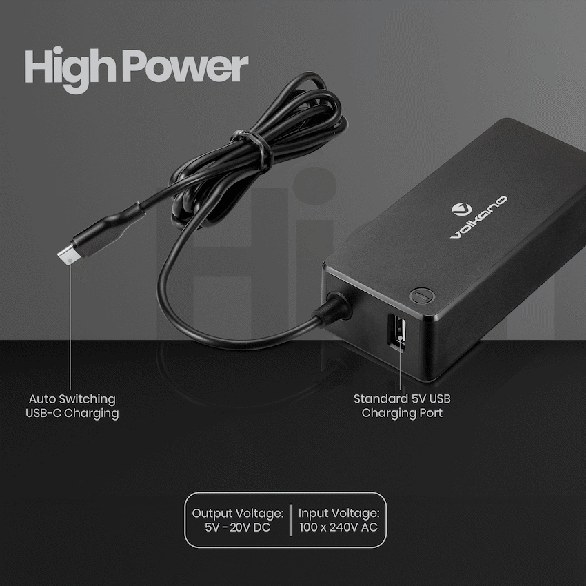 Volkano Brio Plus Series USB-C 65w Laptop Charger - Image 6