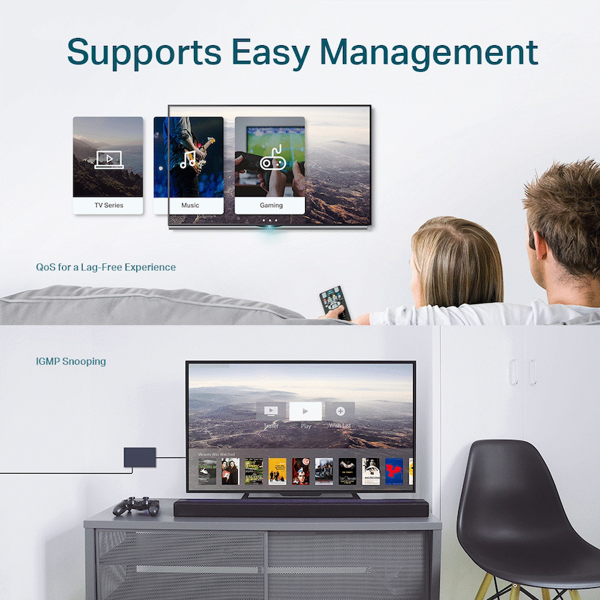 TP-Link TL-SG108E 8-Port Gigabit Easy Smart Switch - Image 6