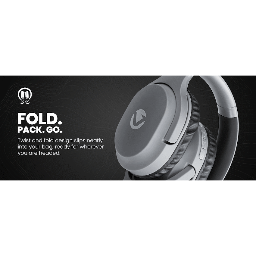 Volkano Pebble Series Bluetooth Headphones - Dark Grey - Image 6