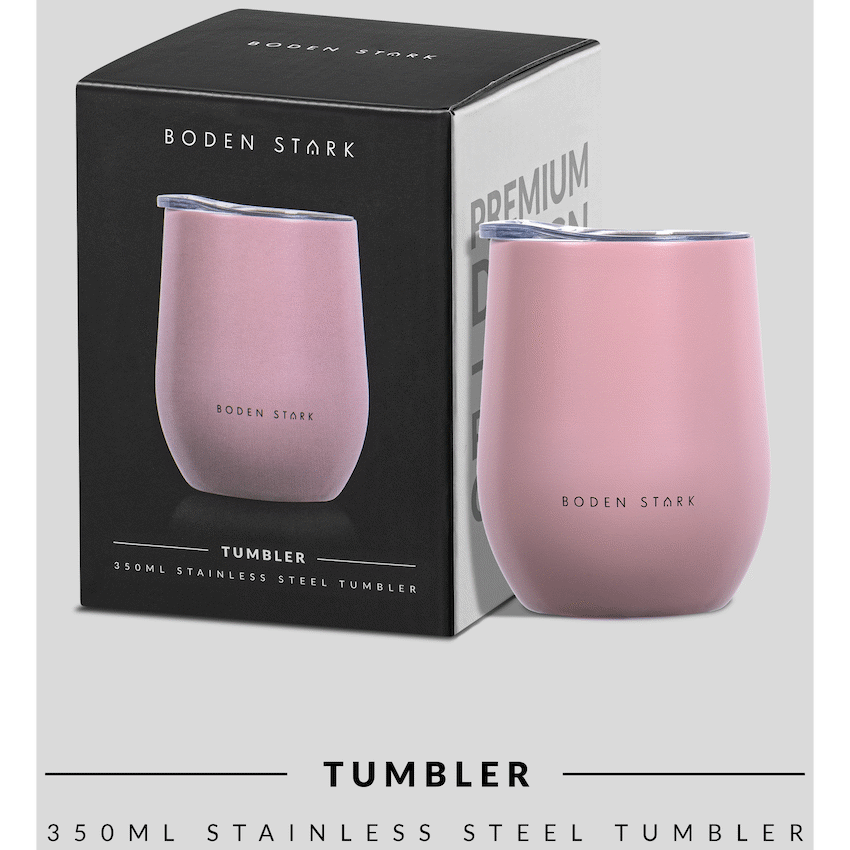 Boden Stark Tumbler 350ml Pink - Image 6