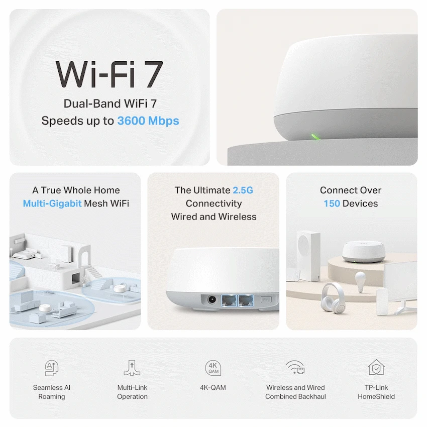 BE3600 Whole Home Mesh Wi-Fi 7 System - Image 6
