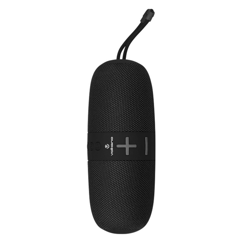 Volkano Flow Series Portable Bluetooth Speaker - Black with Grey Buttons - Image 6