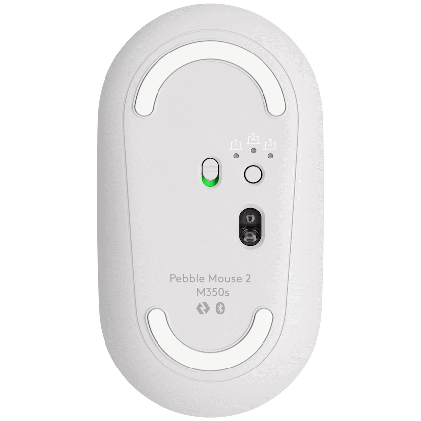 Logitech(R) Pebble Mouse 2 M350s - TONAL WHITE - BT - DONGLELESS - Image 6