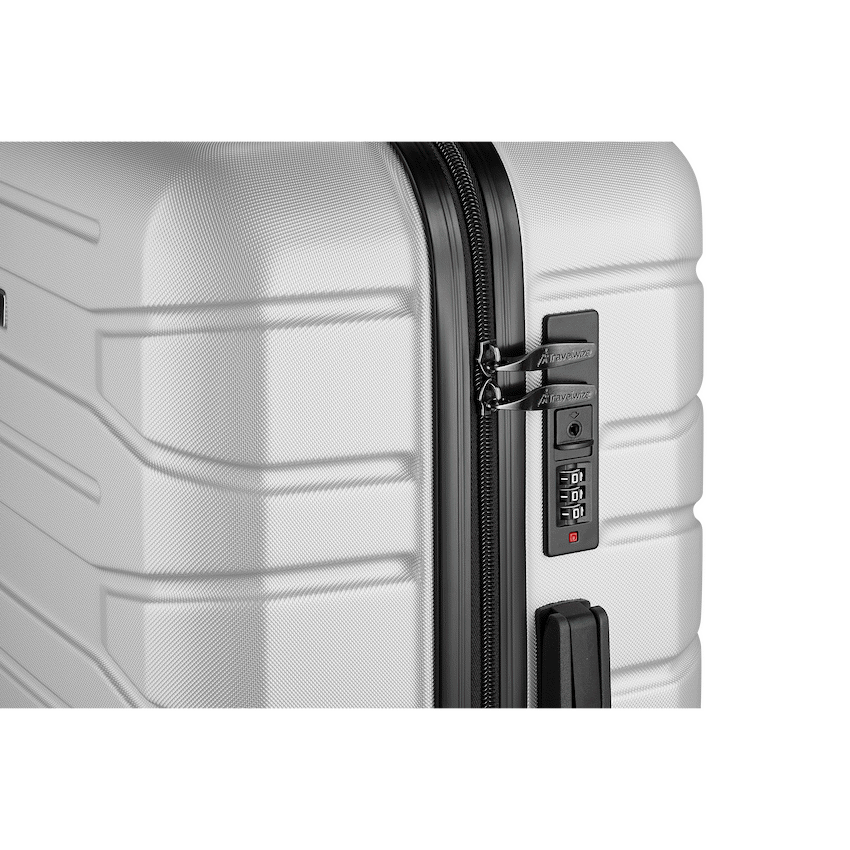 Travelwize Cabana ABS 4-Wheel Spinner 75cm Luggage - Platinum - Image 7