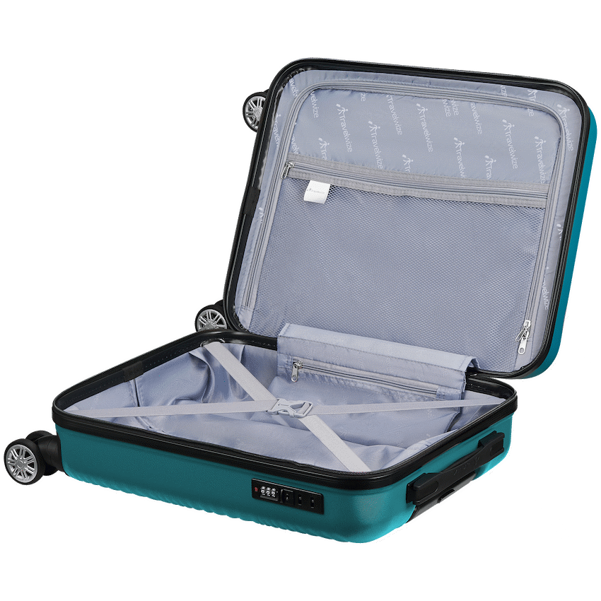 Travelwize Maui ABS 4-Wheel Spinner 55cm Luggage - Ocean - Image 7