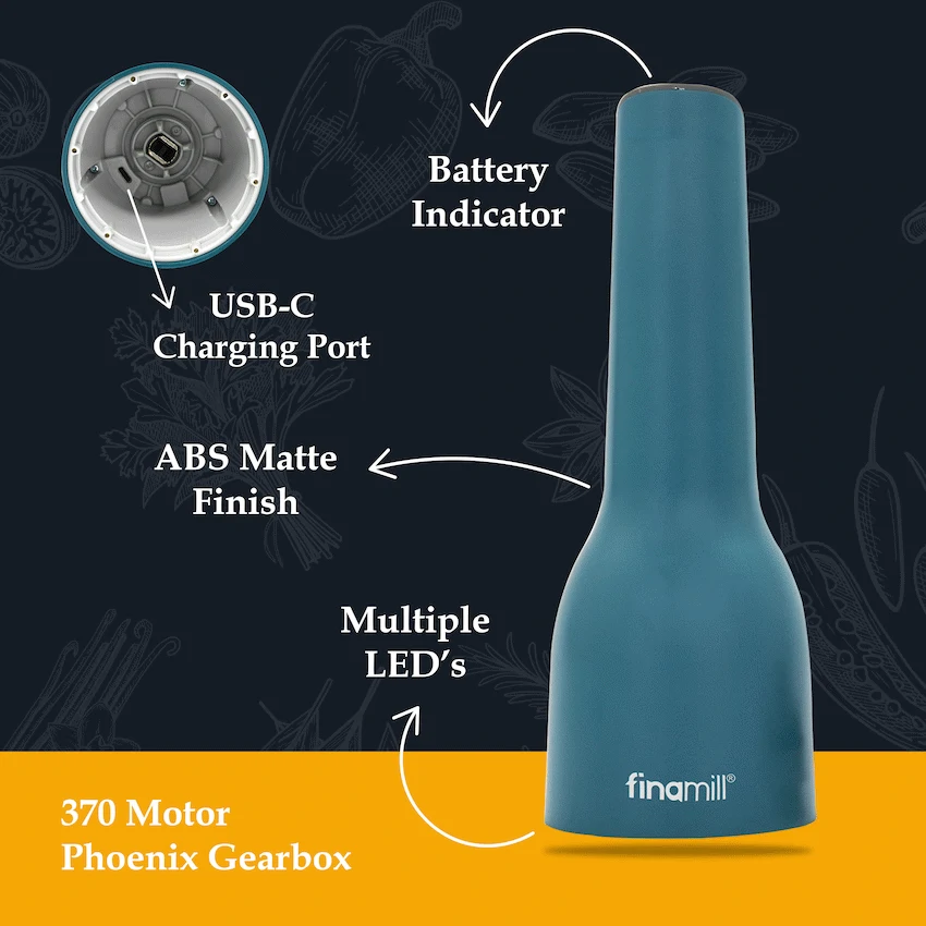 FINAMILL RECHARGEABLE grinder - Ocean Blue - Image 7