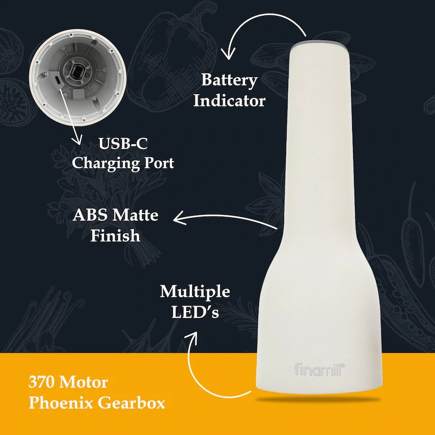 FINAMILL RECHARGEABLE grinder - Soft Cream - Image 7