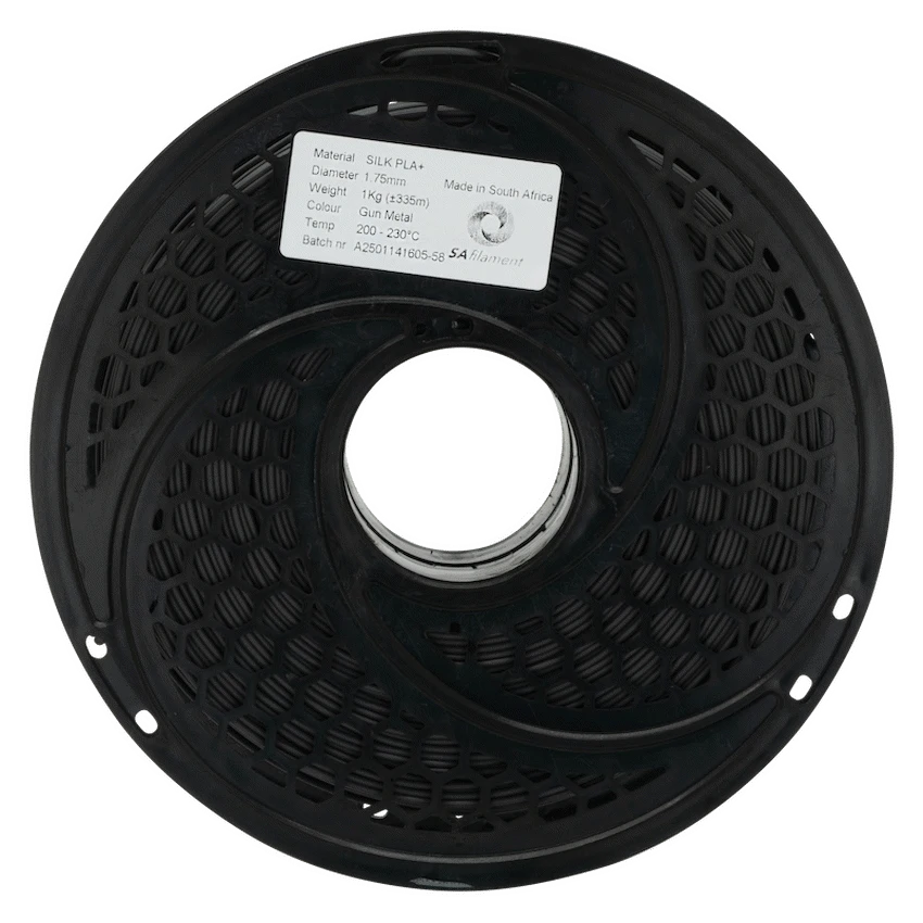 SA Filament Silk PLA Plus Filament 1kg - Gun Metal - Image 4