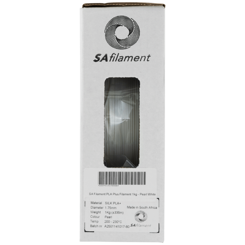SA Filament Silk PLA Plus Filament 1kg - Pearl White - Image 7