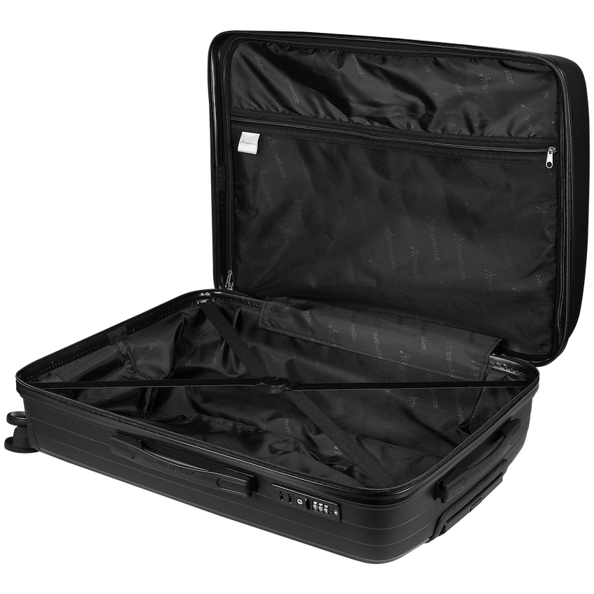 Travelwize Ripple PP 4-Wheel Spinner 55cm Luggage - Black - Image 8