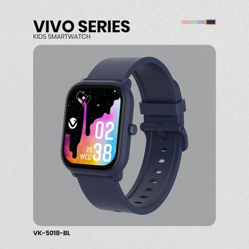Volkano Vivo Series Kids Smart Watch - Dark Blue - Image 8