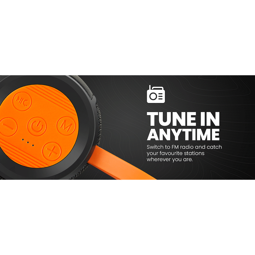 Volkano Stun 2.0 Series Bluetooth Speaker - Black - Image 8