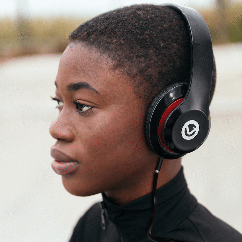 Volkano Falcon Headphones with Microphone - Black - Image 8