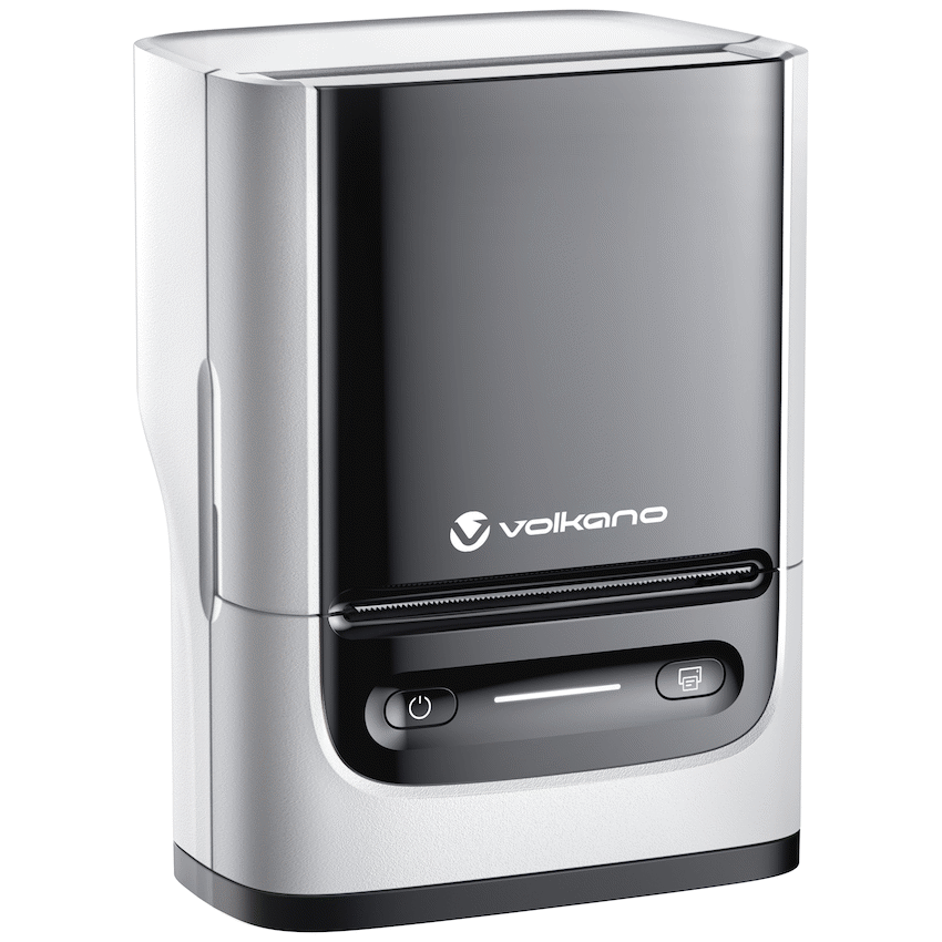 Volkano LabelPro Duo Series Thermal Dual Size Label Printer - Black and White - Image 8