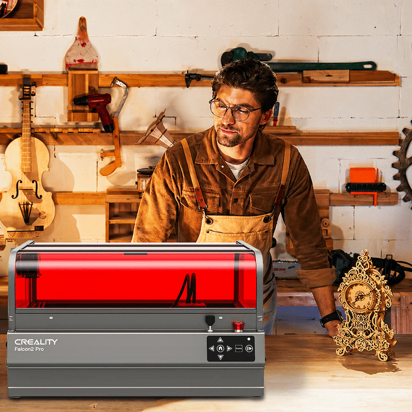 Creality Falcon 60W Enclosed Laser Engraver - Image 8